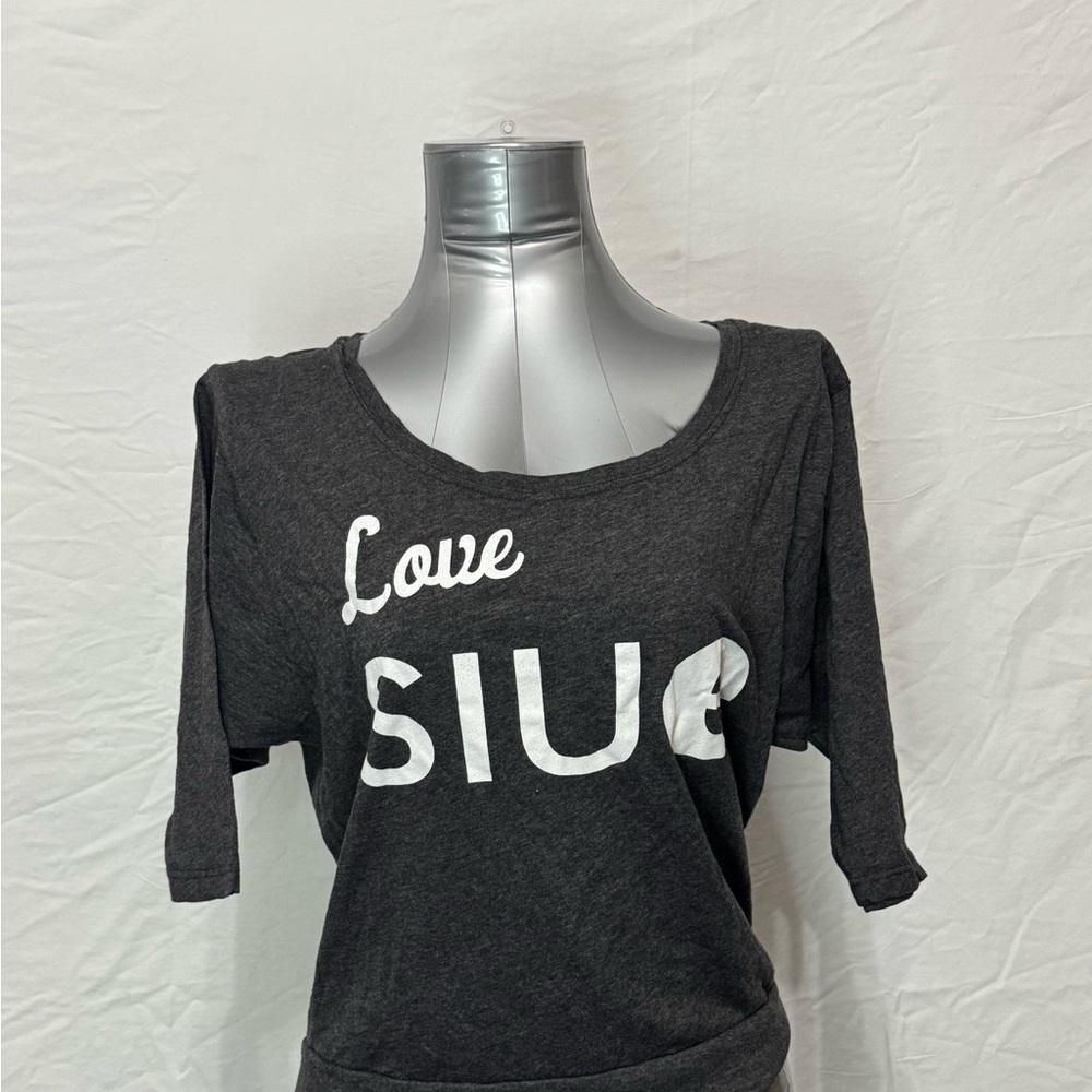 U-Trau Charcoal Graphic Tee with White Print (PLEASE READ THE DESCRIPTION)